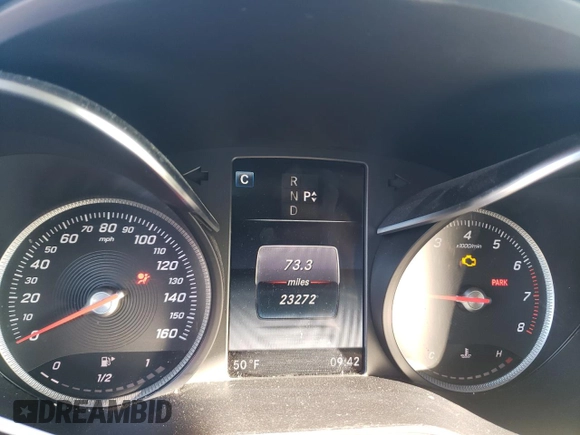 2019 Mercedes-Benz GLC with VIN WDC0G4KB4KV194548, listed as a Copart auction lot 37721113 with 23,272 mi miles. Bid and sale history available at carsss.com. Image 9.