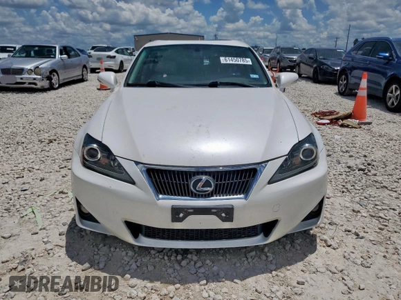 2011 Lexus IS 250 с VIN JTHBF5C24B5135973, выставлен на аукционе Copart как лот 61450785 с пробегом 158 540 миль миль и Списание • Salvage title. История ставок и продаж доступна на DreamBid. Изображение 5.