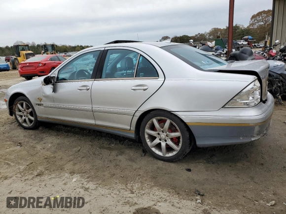 2004 Mercedes-Benz C 230 Kompressor with VIN WDBRF40J14A548030, listed as a Copart auction lot 80555724 with Not Provided miles and Salvage Title. Bid and sale history available at DreamBid. Image 2.