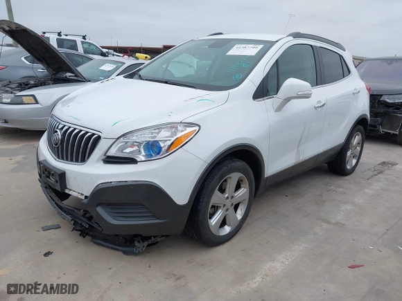 2016 Buick Encore with VIN KL4CJASB9GB603925, listed as a IAAI auction lot 41387799 with 129,900 mi miles. Bid and sale history available at carsss.com. Image 18.
