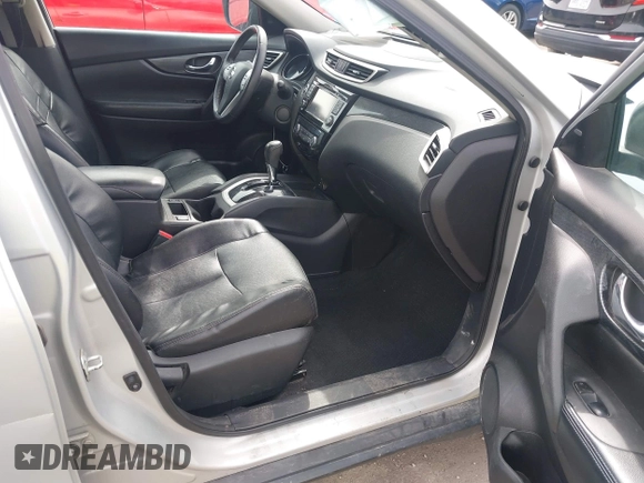 2016 Nissan Rogue SL with VIN 5N1AT2MV3GC762496, listed as a IAAI auction lot 41851987 with 90,623 mi miles and . Bid and sale history available at DreamBid. Image 5.