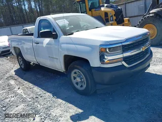 2018 Chevrolet Silverado 1500 Work Truck with VIN 1GCNCNEC2JZ121199, listed as a IAAI auction lot 41528344 with 82,214 mi miles. Bid and sale history available at carsss.com. Image 1.
