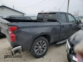 2023 Chevrolet Silverado 1500 LT with VIN 1GCRDDED4PZ314318, listed as a Copart auction lot 42052525 with 27,815 mi miles and Salvage Title. Bid and sale history available at carsss.com. Image 3.