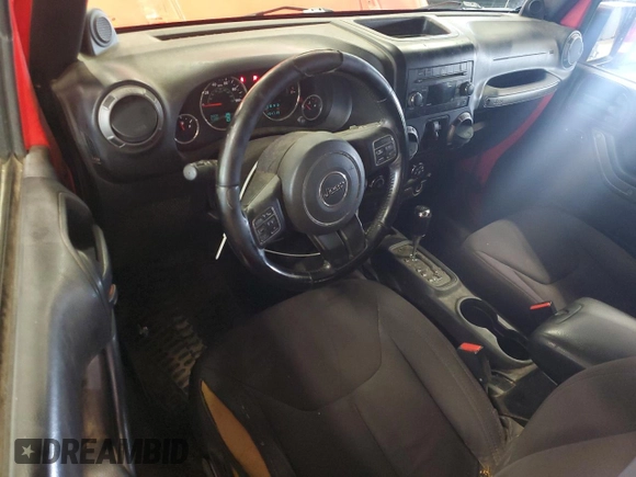 2013 Jeep Wrangler Unlimited Sport z VIN 1C4HJWDG5DL597192, wystawiony jako Copart lot #57300535 z przebiegiem 194 719 mil mil oraz Tytuł czysty. Historia ofert i sprzedaży dostępna na DreamBid. Obrazek 8.