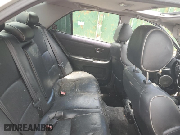 2002 Lexus IS 300/350 z VIN JTHBD192220053243, wystawiony jako Copart lot #58063174 z przebiegiem 205 294 mil mil oraz Szkoda całkowita • Salvage title. Historia ofert i sprzedaży dostępna na DreamBid. Obrazek 10.
