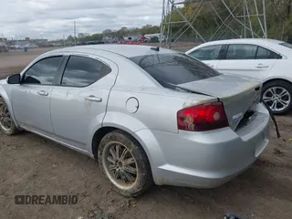 2012 Dodge Avenger SXT with VIN 1C3CDZCB8CN161680, listed as a IAAI auction lot 40581080 with Not Provided miles and . Bid and sale history available at DreamBid. Image 3.