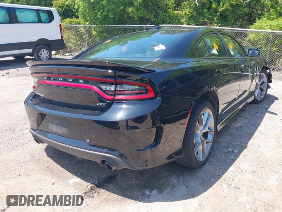 2023 Dodge Charger GT with VIN 2C3CDXHG2PH603344, listed as a IAAI auction lot 41974047 with Not Provided miles and . Bid and sale history available at carsss.com. Image 4.