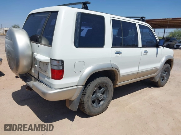 2000 Isuzu Trooper S z VIN JACDJ58X3Y7J01533, wystawiony jako IAAI lot #42227720 z przebiegiem 210 303 mil mil oraz . Historia ofert i sprzedaży dostępna na DreamBid. Obrazek 4.