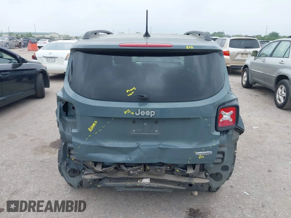 2017 Jeep Renegade Latitude with VIN ZACCJABB7HPG62825, listed as a IAAI auction lot 41919378 with 105,184 mi miles and . Bid and sale history available at DreamBid. Image 6.