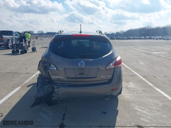 2014 Nissan Murano S with VIN JN8AZ1MW6EW529914, listed as a IAAI auction lot 41685550 with NaN miles. Bid and sale history available at carsss.com. Image 16.