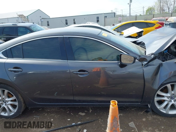 2016 Mazda 6 i Touring with VIN JM1GJ1V51G1433644, listed as a IAAI auction lot 42066262 with 95,546 mi miles and . Bid and sale history available at carsss.com. Image 13.