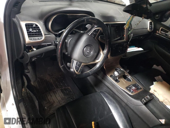 2015 Jeep Grand Cherokee Overland with VIN 1C4RJFCT9FC853324, listed as a Copart auction lot 88104655 with Not Provided miles and Salvage Title. Bid and sale history available at carsss.com. Image 8.