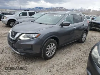2020 Nissan Rogue S with VIN JN8AT2MV7LW135429, listed as a Copart auction lot 48258855 with 44,973 mi miles and Salvage Title. Bid and sale history available at carsss.com. Image 1.
