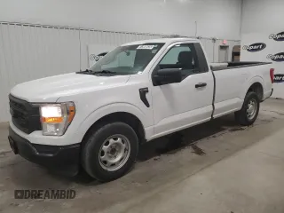 2021 Ford F-150 XL with VIN 1FTMF1CB0MKD57000, listed as a Copart auction lot 61590935 with 142,200 mi miles and Clean title. Bid and sale history available at DreamBid. Image 1.