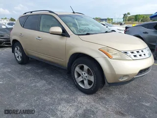 2004 Nissan Murano SL with VIN JN8AZ08T44W206681, listed as a IAAI auction lot 41600056 with 92,717 mi miles. Bid and sale history available at carsss.com. Image 1.