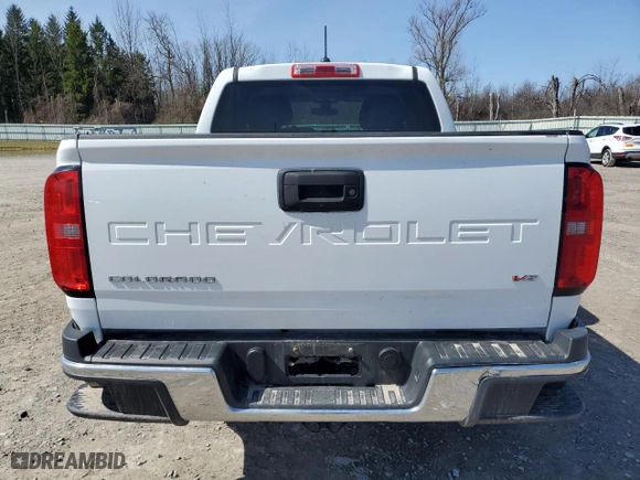 2021 Chevrolet Colorado 4WD Work Truck with VIN 1GCGTBEN1M1187433, listed as a Copart auction lot 49524175 with 192,312 mi miles and Salvage Title. Bid and sale history available at carsss.com. Image 6.