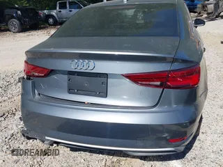 2018 Audi A3 Sedan Premium with VIN WAUAUGFF3J1044466, listed as a IAAI auction lot 41444684 with 47,327 mi miles. Bid and sale history available at carsss.com. Image 16.