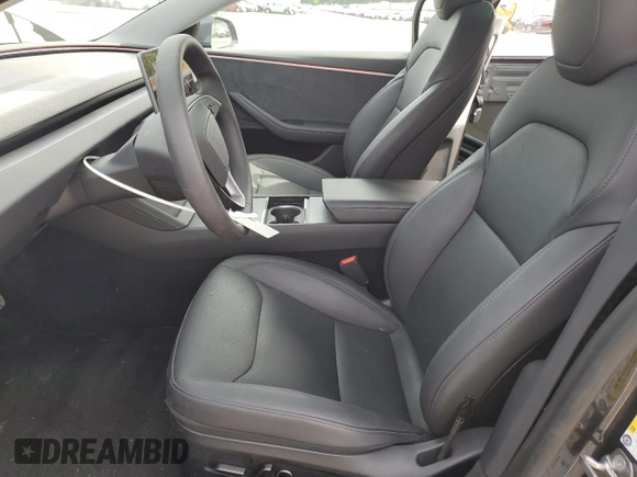 2024 Tesla Model 3 Long Range with VIN 5YJ3E1EB9RF816038, listed as a Copart auction lot 56047485 with 8,786 mi miles and Salvage Title. Bid and sale history available at DreamBid. Image 7.