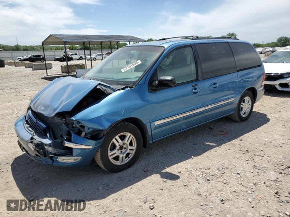 2002 Ford Windstar SE with VIN 2FMZA52432BB89435, listed as a Copart auction lot 57161005 with 156,081 mi miles and Salvage title. Bid and sale history available at DreamBid. Image 1.