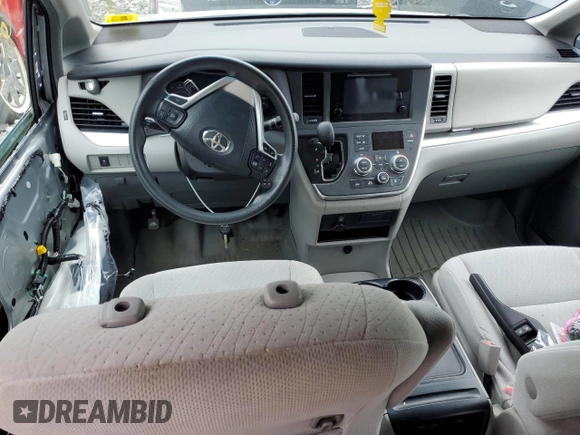 2016 Toyota Sienna LE with VIN 5TDJK3DC4GS138474, listed as a Copart auction lot 63862124 with 0 mi miles and Salvage Title. Bid and sale history available at carsss.com. Image 8.