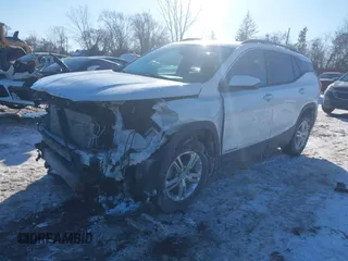 2020 GMC Terrain SLE with VIN 3GKALMEV8LL201910, listed as a IAAI auction lot 41650442 with 55,087 mi miles. Bid and sale history available at carsss.com. Image 19.