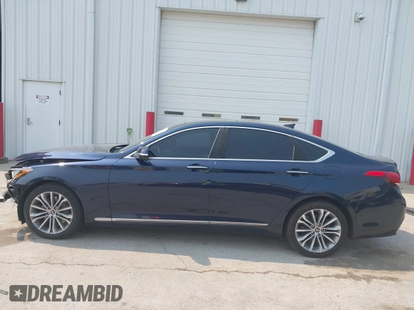 2018 Genesis G80 3.8L with VIN KMHGN4JE3JU246872, listed as a IAAI auction lot 42436770 with 66,022 mi miles and . Bid and sale history available at DreamBid. Image 15.
