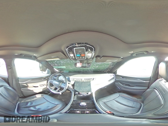 2021 Jeep Grand Cherokee Overland with VIN 1C4RJJDG4M8175523, listed as a Copart auction lot 87929345 with 53,380 mi miles and Salvage title. Bid and sale history available at DreamBid. Image 14.