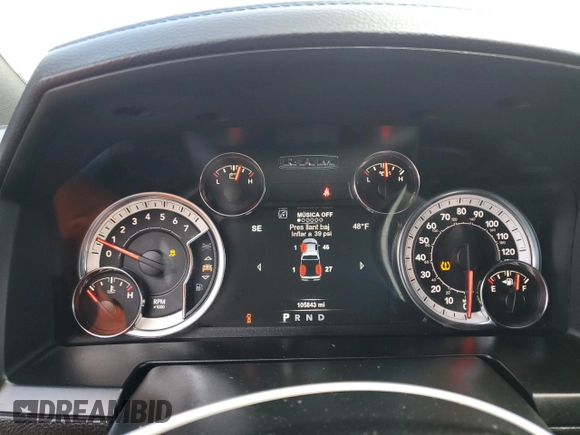 2018 Ram 1500 Sport z VIN 1C6RR7MT5JS192572, wystawiony jako Copart lot #52453335 z przebiegiem 105 843 mil mil oraz Szkoda całkowita • Salvage title. Historia ofert i sprzedaży dostępna na DreamBid. Obrazek 9.
