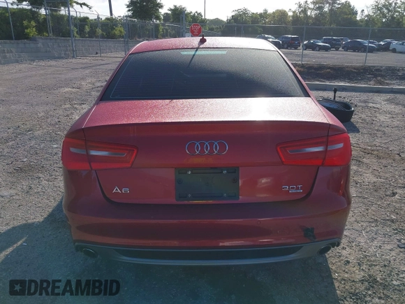 2014 Audi A6 Prestige with VIN WAUHGAFC6EN060054, listed as a IAAI auction lot 42006061 with 42,381 mi miles and . Bid and sale history available at DreamBid. Image 17.