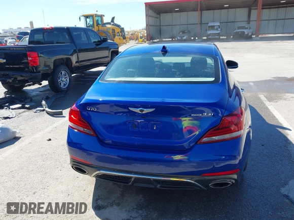 2019 Genesis G70 Advanced with VIN KMTG54LE7KU030592, listed as a IAAI auction lot 41798773 with 81,271 mi miles and . Bid and sale history available at DreamBid. Image 16.