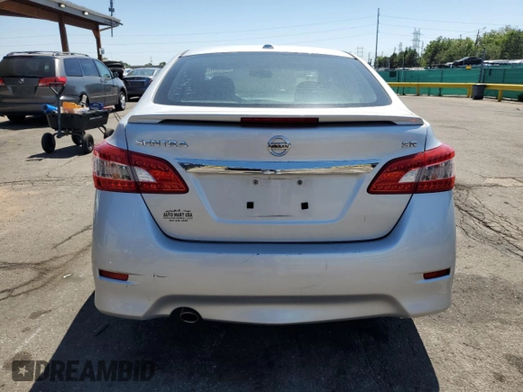 2014 Nissan Sentra SV with VIN 3N1AB7APXEY313737, listed as a Copart auction lot 63610815 with 108,297 mi miles and Clean title. Bid and sale history available at DreamBid. Image 6.