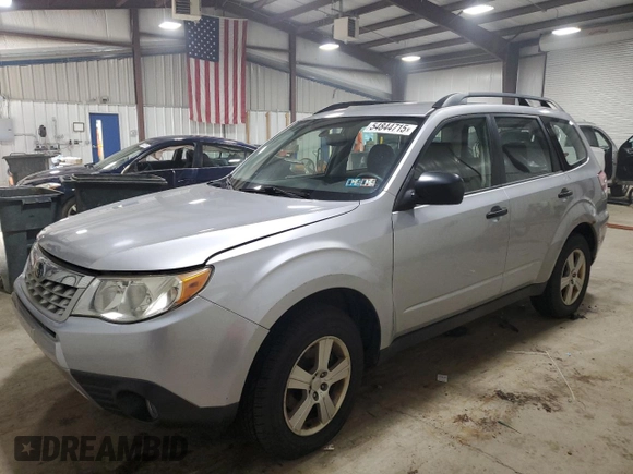 2012 Subaru Forester 2.5X with VIN JF2SHABC3CH433446, listed as a Copart auction lot 54844715 with 91,740 mi miles and Clean Title. Bid and sale history available at carsss.com. Image 1.