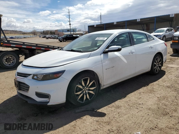 2016 Chevrolet Malibu LT with VIN 1G1ZF5SX8GF241933, listed as a Copart auction lot 48541135 with 90,099 mi miles and Salvage Title. Bid and sale history available at DreamBid. Image 1.