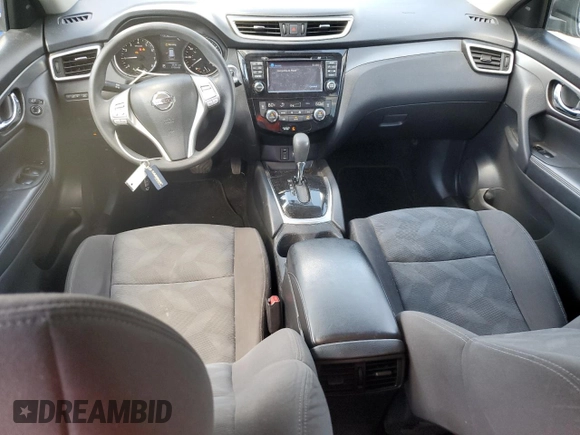 2016 Nissan Rogue SV with VIN KNMAT2MV6GP649753, listed as a Copart auction lot 60516504 with 98,381 mi miles and Salvage Title. Bid and sale history available at carsss.com. Image 8.