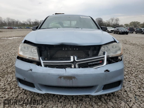 2013 Dodge Avenger SE with VIN 1C3CDZAB2DN760014, listed as a Copart auction lot 52725545 with 100,128 mi miles and Salvage Title. Bid and sale history available at carsss.com. Image 5.