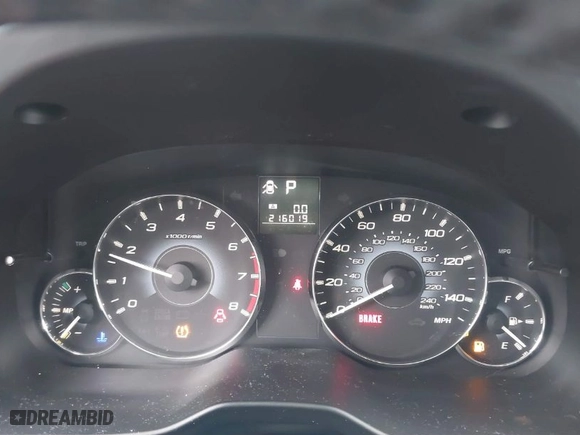 2010 Subaru Outback Ltd Pwr Moon with VIN 4S4BRCKC5A3358374, listed as a IAAI auction lot 40939671 with 216,019 mi miles. Bid and sale history available at carsss.com. Image 7.