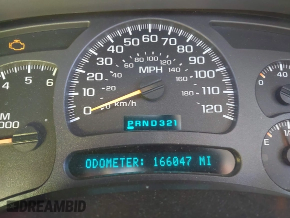 2003 GMC Yukon SLT with VIN 1GKEC13V33R298333, listed as a IAAI auction lot 41582447 with 166,047 mi miles. Bid and sale history available at carsss.com. Image 7.