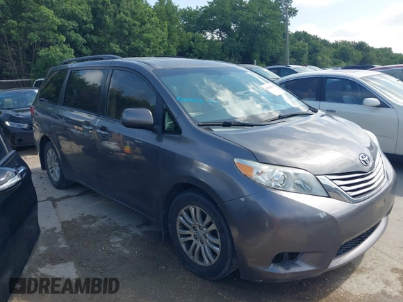 2015 Toyota Sienna XLE with VIN 5TDYK3DC6FS542504, listed as a IAAI auction lot 42569992 with 113,004 mi miles and . Bid and sale history available at DreamBid. Image 13.