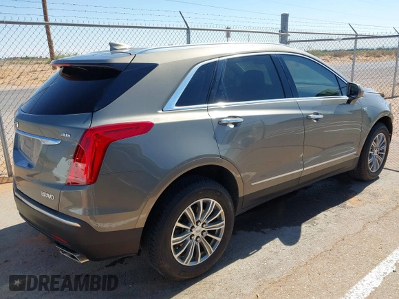 2018 Cadillac XT5 Luxury AWD with VIN 1GYKNDRS9JZ182844, listed as a IAAI auction lot 42261917 with 51,345 mi miles and . Bid and sale history available at DreamBid. Image 4.