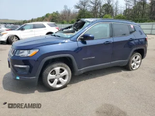 2019 Jeep Compass Latitude z VIN 3C4NJDBB3KT646082, wystawiony jako Copart lot #60511205 z przebiegiem 41 096 mil mil oraz Szkoda całkowita • Salvage title. Historia ofert i sprzedaży dostępna na DreamBid. Obrazek 1.