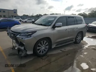 2016 Lexus LX 570 with VIN JTJHY7AX7G4203967, listed as a Copart auction lot 78817914 with 119,669 mi miles and Salvage Title. Bid and sale history available at DreamBid. Image 1.