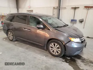 2017 Honda Odyssey SE with VIN 5FNRL5H33HB016555, listed as a Copart auction lot 42603465 with 74,914 mi miles and Salvage Title. Bid and sale history available at carsss.com. Image 4.