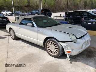 2005 Ford Thunderbird 50th Anniversary with VIN 1FAHP69A55Y105354, listed as a Copart auction lot 51212485 with 178,209 mi miles and Salvage Title. Bid and sale history available at carsss.com. Image 4.
