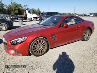2018 Mercedes-Benz SL 550 with VIN WDDJK7DA0JF050296, listed as a Copart auction lot 85938754 with 15,442 mi miles and Salvage title. Bid and sale history available at DreamBid. Image 1.