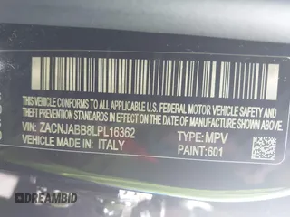 2020 Jeep Renegade Latitude z VIN ZACNJABB8LPL16362, wystawiony jako IAAI lot #42522918 z przebiegiem 59 387 mil mil oraz . Historia ofert i sprzedaży dostępna na DreamBid. Obrazek 9.