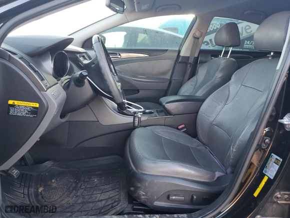 2012 Hyundai Sonata Hybrid with VIN KMHEC4A49CA029304, listed as a Copart auction lot 47037225 with 126,522 mi miles and Clean Title. Bid and sale history available at carsss.com. Image 7.