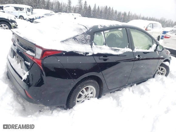 2019 Toyota Prius LE with VIN JTDL9RFUXK3009422, listed as a Copart auction lot 87360094 with 0 mi miles and Salvage Title. Bid and sale history available at carsss.com. Image 3.