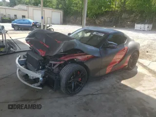 2022 Toyota GR Supra 3.0 with VIN WZ1DB0C00NW053679, listed as a Copart auction lot 52774455 with 55,441 mi miles and Clean Title. Bid and sale history available at carsss.com. Image 1.