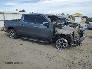 2021 Chevrolet Silverado 1500 LTZ with VIN 3GCUYGET5MG113918, listed as a Copart auction lot 75355524 with Not Provided miles and Non Repairable. Bid and sale history available at DreamBid. Image 4.