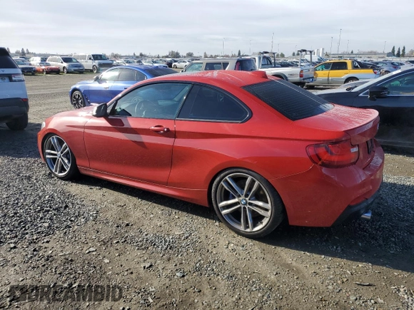 2016 BMW 2 Series M235i with VIN WBA1J7C54GV289959, listed as a Copart auction lot 41477525 with 54,146 mi miles and Salvage title. Bid and sale history available at DreamBid. Image 2.